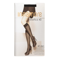 Комплект гольфов женских Innamore черный one size, 2 шт.