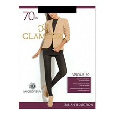 Колготки женские Glamour черные 4