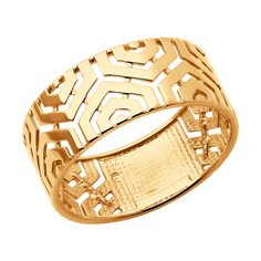 Кольцо из красного золота р. 19 SOKOLOV 019333