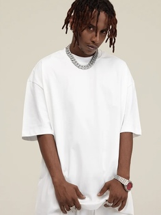Футболка мужская NoBrand 77565 белая XXL
