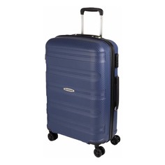 Чемодан Schneiders-Vienna Samara mittel пластик серый 75 л