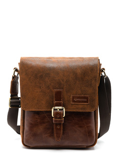 Сумка планшет мужская Igermann 18С822 рыжая, 26х22х6 см