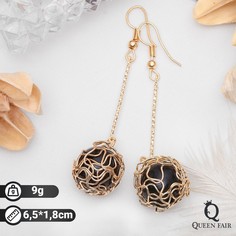 Серьги подвески из бижутерного сплава Queen Fair 3005584, пластик