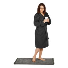 Халат унисекс Mundotextil серый M