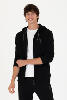 Худи мужское US Polo Assn G081SZ0820GARMANSK023 черное 3XL