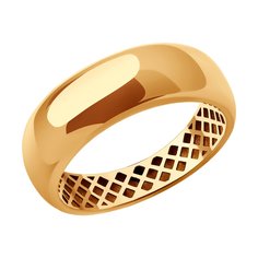 Кольцо из красного золота р. 18 SOKOLOV 019434