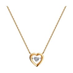 Колье из комбинированного золота 40-50 см Diamant 51-270-02728-1, бриллиант