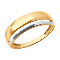 Кольцо из красного золота р. 18 Diamant 51-110-02447-1