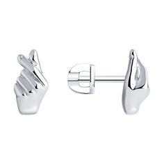 Серьги из серебра SOKOLOV 94026653