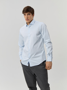 Рубашка мужская Tommy Hilfiger MW0MW33829, голубая-DXA, L