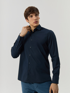 Рубашка мужская Tommy Hilfiger MW0MW33831, синяя-DW5, L