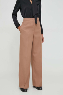 Брюки Calvin Klein женские, коричневые, размер 40, K20K206333