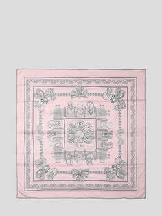 Платок женский Basconi LHBC0088 розовый, 90х90 см