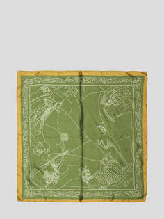 Платок женский Basconi LHBC0041 зеленый, 70х70 см