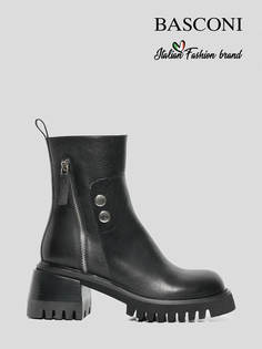 Полусапоги женские BASCONI 201183B-B черные 35 RU