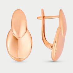 Серьги из розового золота Династия 018472-1000