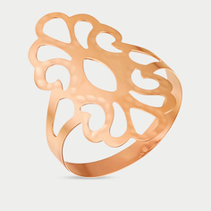 Кольцо из розового золота р. 19 Аврора ЮД 70077