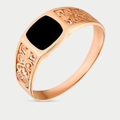 Кольцо из розового золота р. 20,5 Atoll 4161эс10, эмаль