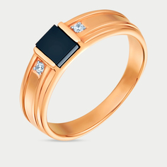 Кольцо из розового золота р. 20 Delta 040252, фианит