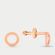 Серьги из розового золота Династия 015132-1000