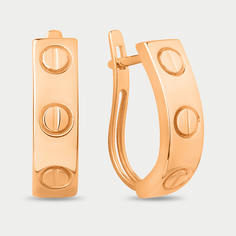 Серьги из розового золота Династия 902032-1000