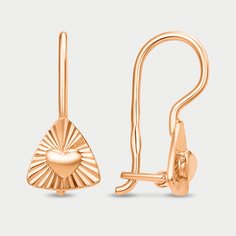 Серьги из розового золота Династия 013682-1010
