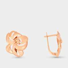 Серьги из розового золота Династия 013782-1000