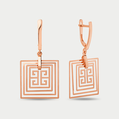Серьги из розового золота Династия 500872-1000