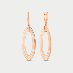Серьги из розового золота Династия 500332-1000