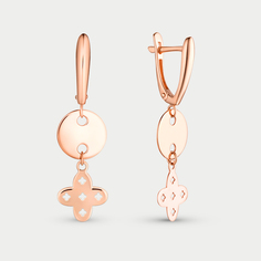 Серьги из розового золота Corona сз0153