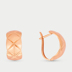Серьги из розового золота Династия 900502-1000