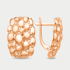 Серьги из розового золота Династия 013102-1000