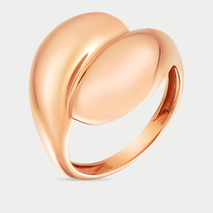 Кольцо из розового золота р. 18 МАСКОМ 121-2217