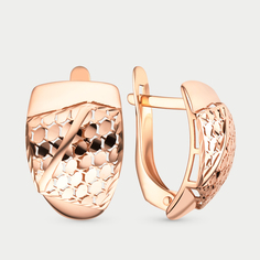 Серьги из розового золота Красносельский Ювелир АСд984-3887