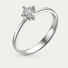 Кольцо из белого золота р. 19,5 VESNA 11528-259-00-00, бриллиант