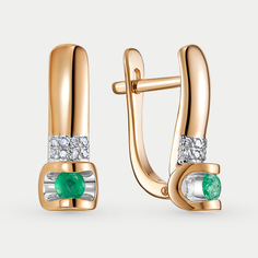 Серьги из розового золота VESNA 21771-151-14-00, бриллиант