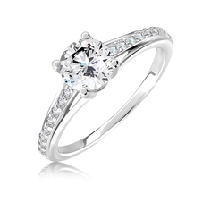 Кольцо из серебра р. 18,5 VALTERA 083151, фианит