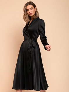Платье женское 1001dress 0102373BK черное 58 RU