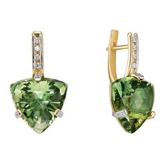 Серьги из желтого золота ALORIS 1344АзКц