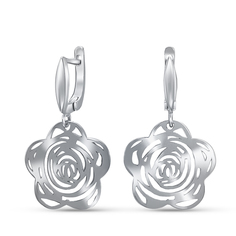 Серьги подвески из серебра Silver Wings 02fye9576-113