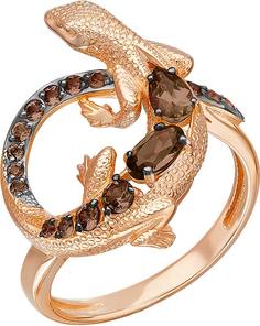 Кольцо из красного золота р. 18,5 PLATINA jewelry 01-5780-00-202-1110, кварц