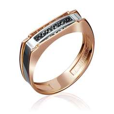 Кольцо из комбинированного золота р. 20 PLATINA jewelry 01-5191-00-000-1111-04
