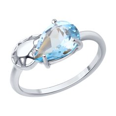 Кольцо из серебра р. 18 Diamant 94-310-02688-1, топаз