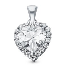 Кулон из серебра 585Gold 703004237, фианит