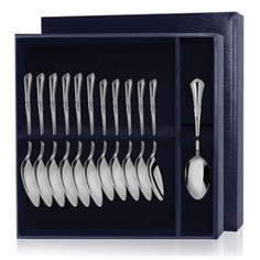 Серебряный десертный набор «Фаворит» 12 предметов 045ЛЖ02001; 048ЛЖ03001;Ф0841215/Р АргентА