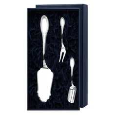 Лопатка для торта, совок для сахара и вилка для лимона «Император» серебро1432НБ03801 АргентА