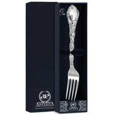 Серебряная столовая вилка "Виноградная лоза" 1483ВЛ01801 АргентА