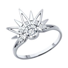 Кольцо из серебра р. 17,5 Diamant 94-110-02103-1, фианит