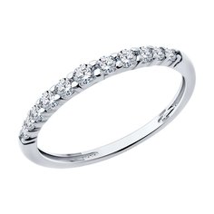Кольцо из серебра р. 18 Diamant 94-110-01847-1, фианит
