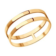 Кольцо из красного золота р. 19 SOKOLOV 019146